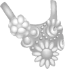 Disney Fairies Fashion Boutique Floral Bead Necklace