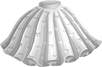 Disney Fairies Fashion Boutique Lovely Hearts Skirt